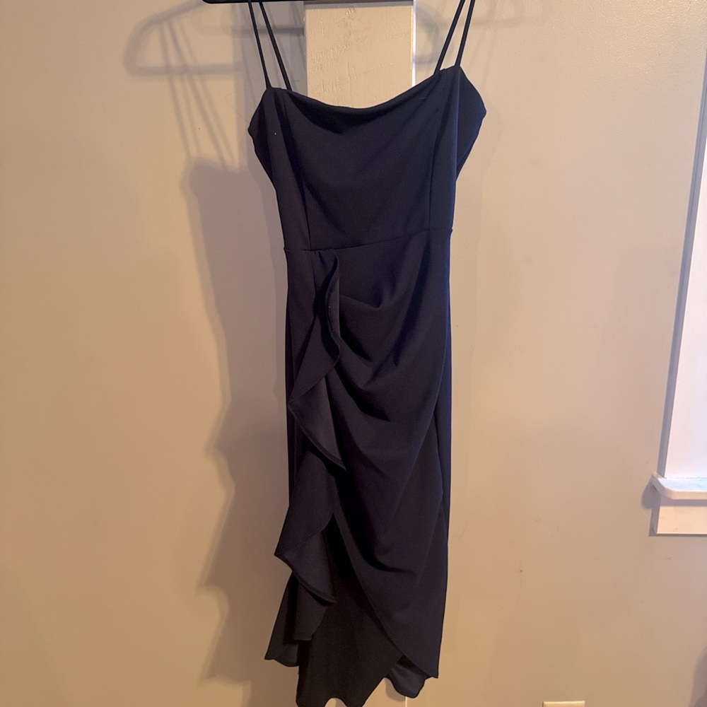 Windsor Midnight Blue Asymmetrical Dress